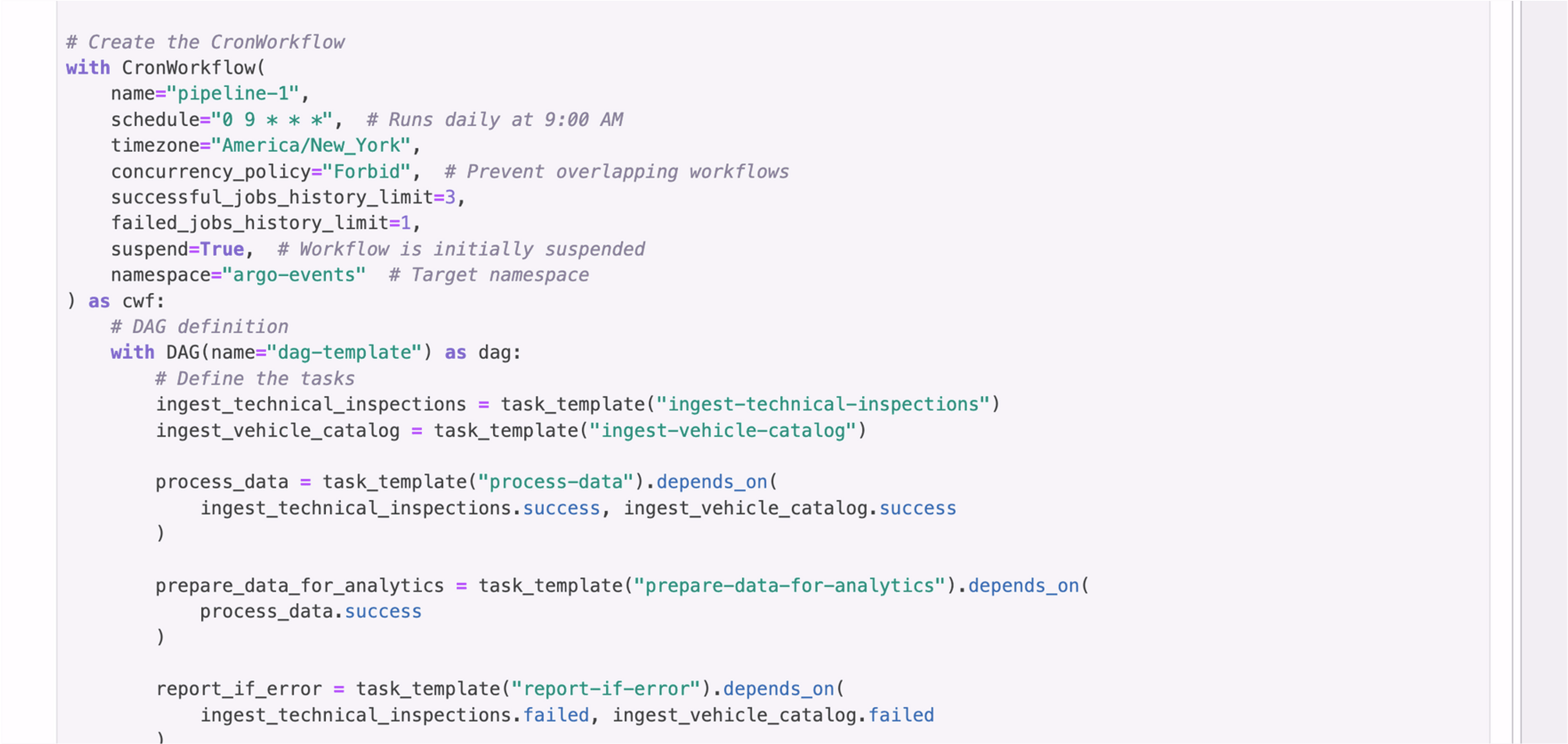 Documentation interface